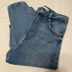 Zara high rise skinny jeans